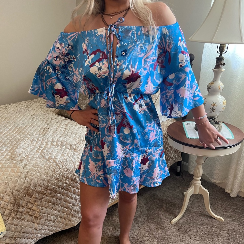 October Love Floral Summer Mini Dress